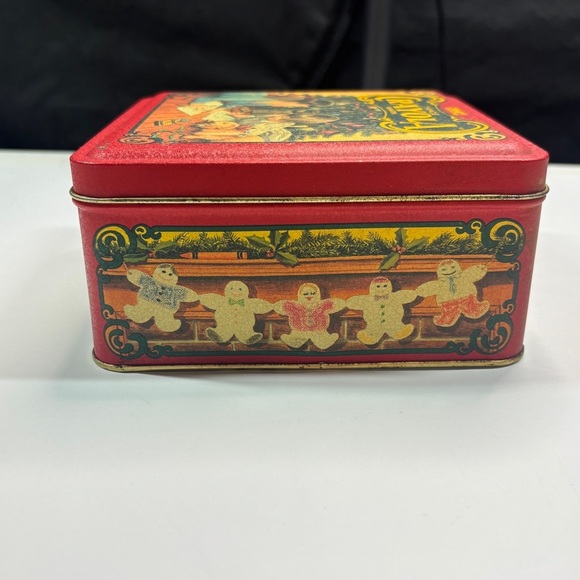 Crayola Crayon Christmas Collectible Holiday Tin Kids Vintage 1992 Empty - Picture 5 of 11